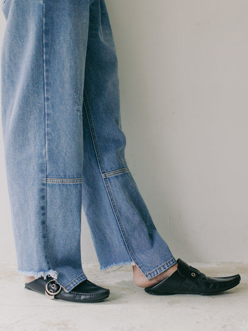 【 予約:11月中旬 】HIGH RISE TUCK WIDE PT /Y253-31101-2